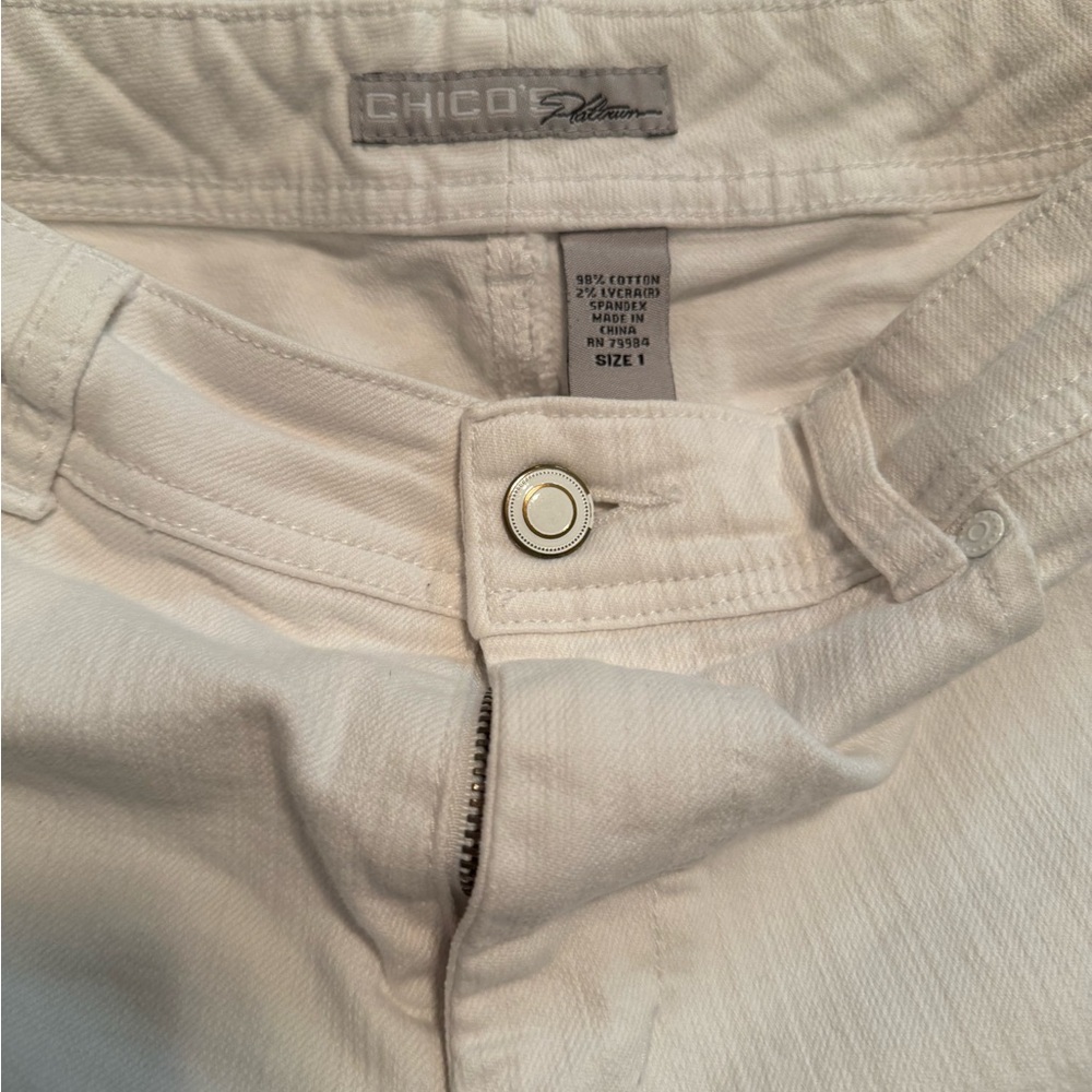 Chico's Off-White Denim Pants